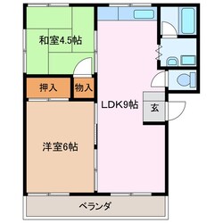 徳川台ハイツの物件間取画像